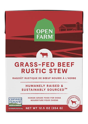 Open Farm Rustic Stew Grass-Fed Beef Recipe Wet Dog Food
