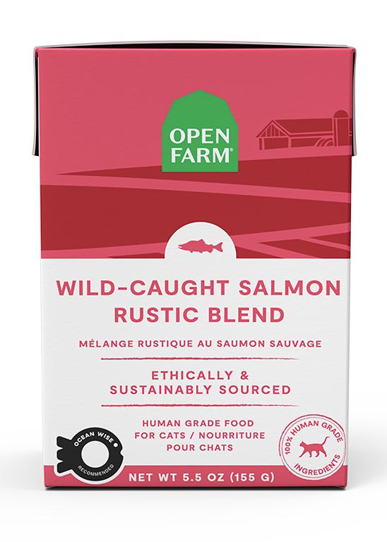 Open Farm Rustic Blend Wild-Caught Salmon Wet Cat Food