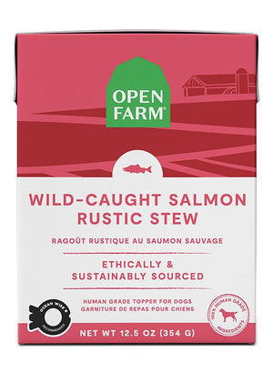 Open Farm Rustic Stew Wild-Caught Salmon Recipe Wet Dog Food