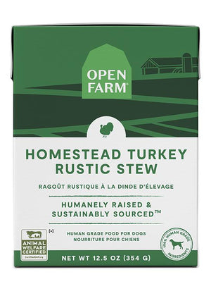 Open Farm Rustic Stew Homestead Turkey Recipe Wet Dog Food