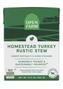 Open Farm Rustic Stew Homestead Turkey Recipe Wet Dog Food
