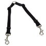 Coastal Two Dog Adjustable Nylon Coupler, Black, 3/4-in x 24-36-in