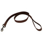 Circle T Rustic Leather Dog Leash, Chocolate