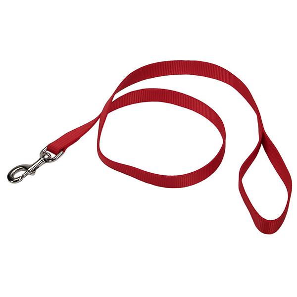 Coastal Single-Ply Dog Leash, Red