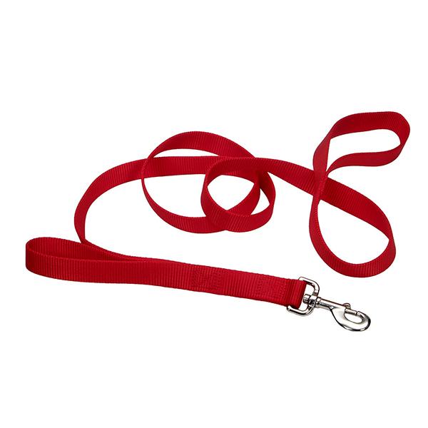 Coastal Loops 2 Double Handle Nylon Leash, Red