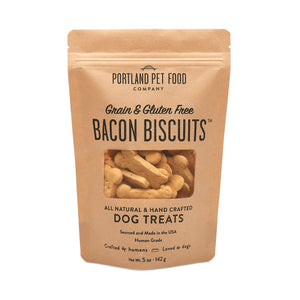 Portland Pet Food Grain & Gluten-Free Bacon Biscuits, 5-oz