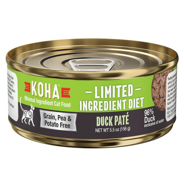 KOHA Limited Ingredient Diet Duck Pate Wet Cat Food Can