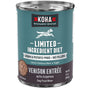 KOHA Limited Ingredient Diet Venison Entree Wet Dog Food Can, 13-oz