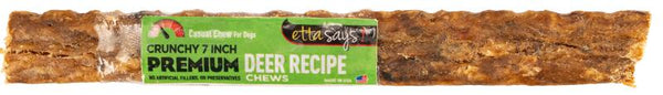 Etta Says! Premium Deer Chews Dog Treats, 7-in, 1-count