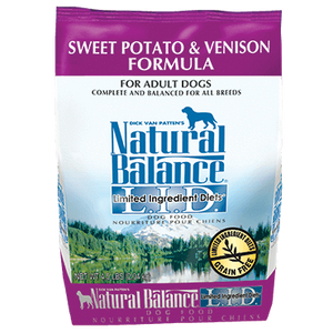 Natural Balance - LID Sweet Potato & Venison Dry Dog Food
