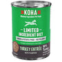 KOHA Limited Ingredient Diet Turkey Entrée Wet Dog Food Can, 13-oz