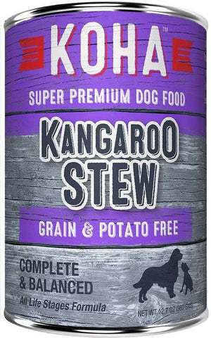 KOHA Minimal Ingredient Kangaroo Stew Wet Dog Food, 12.7-oz