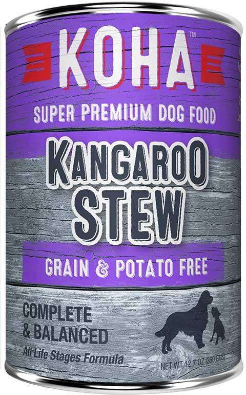 KOHA Minimal Ingredient Kangaroo Stew Wet Dog Food, 12.7-oz