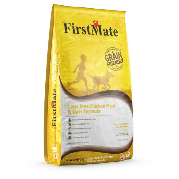 FirstMate Grain Friendly Cage Free Chicken Meal & Oats Dry Dog Food