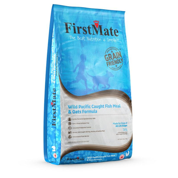 FirstMate Grain Friendly Wild Pacific Caught Fish & Oats Dry Dog Food
