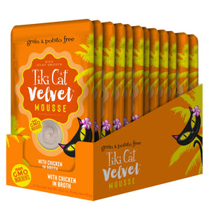 Tiki Cat Velvet Mousse Chicken Wet Cat Food