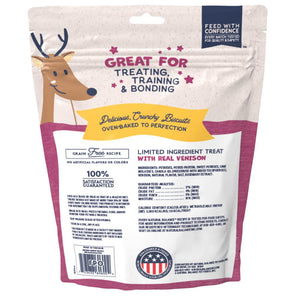 Natural Balance Rewards Biscuits Croquants aux Vrais Morceaux de Venaison Friandises pour chiens, 14 oz