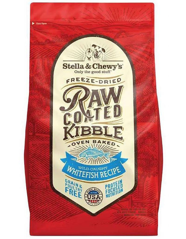 Stella & Chewy's Croquettes enrobées crues Recette de colin Sans céréales Croquettes pour chiens