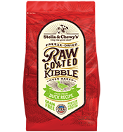 Stella & Chewy's Croquettes enrobées crues Recette Canard Sans céréales Croquettes pour chien