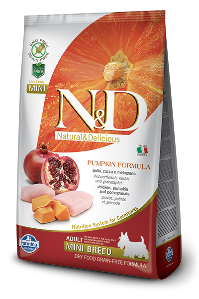 Farmina N&D Pumpkin Chicken & Pomegranate Adult Mini Dog Dry Food