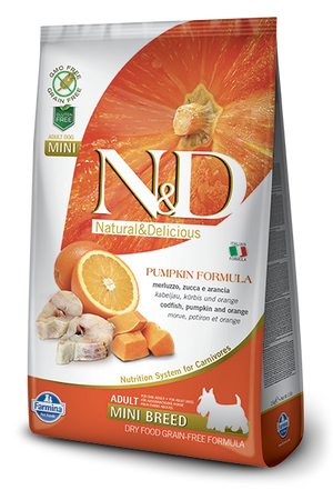 Farmina N&D Pumpkin Cod & Orange Adult Mini Dog Dry Food
