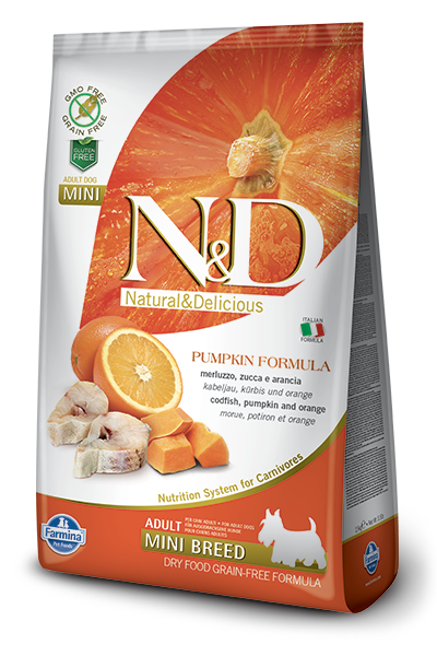 Farmina N&D Pumpkin Cod & Orange Adult Mini Dog Dry Food