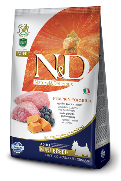Farmina N&D Pumpkin Lamb & Blueberry Adult Mini Dog Dry Food
