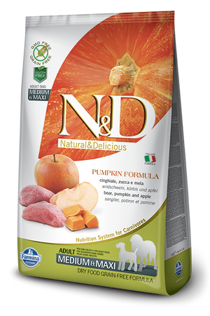 Farmina N&D Pumpkin Boar & Apple Adult Medium & Maxi Dog Dry Food