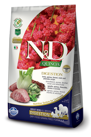 Farmina N&D Quinoa Digestion Lamb Dry Dog Food