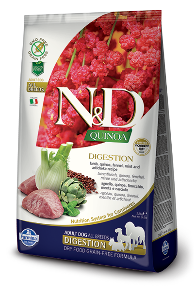 Farmina N&D Quinoa Digestion Lamb Dry Dog Food