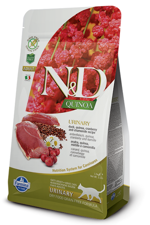 Farmina N&D Quinoa Urinary Duck Dry Cat Food