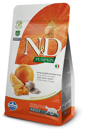 Farmina N&D Pumpkin Herring & Orange Dry Cat Food