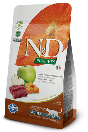 Farmina N&D Pumpkin Venison & Apple Dry Cat Food