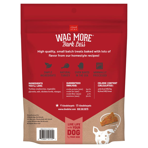 Cloud Star Wag More Turkey Jerky 10-oz