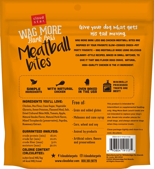 Cloud Star Wag More Bark Less Meatballs Chicken 14oz