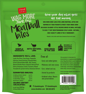 Cloud Star Wag More Bark Less Meatballs Lamb 14oz