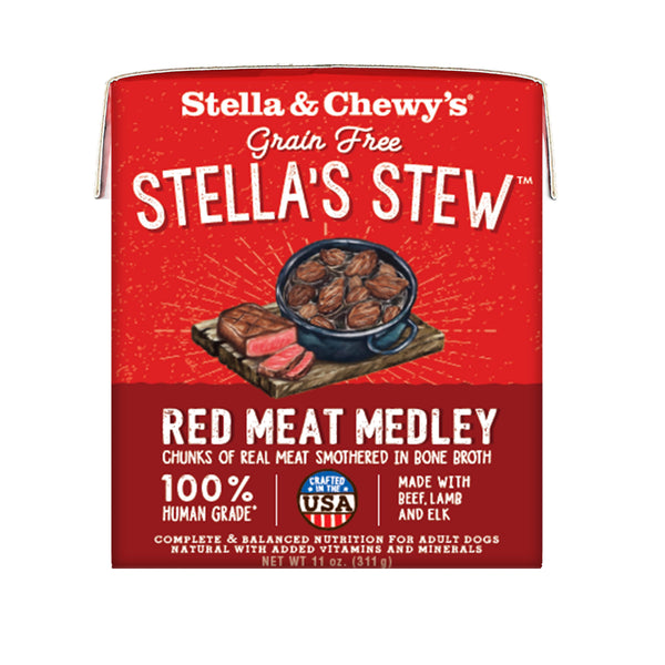 Stella & Chewy's Ragout Stella's Stew Mélange de viandes rouges Nourriture humide pour chiens
