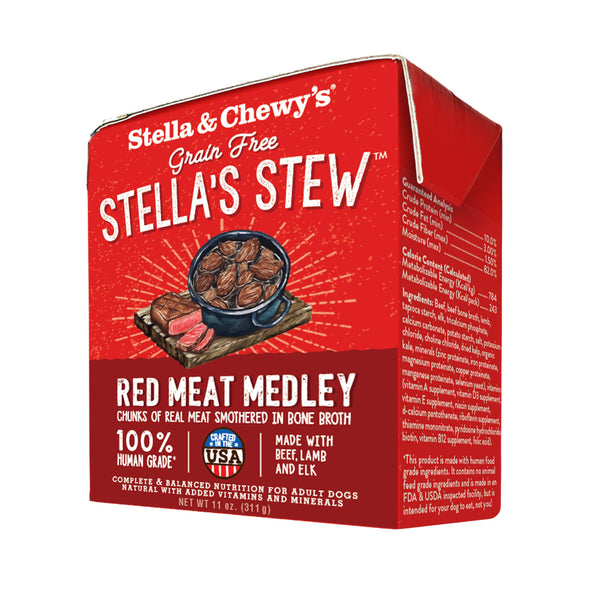 Stella & Chewy's Ragout Stella's Stew Mélange de viandes rouges Nourriture humide pour chiens