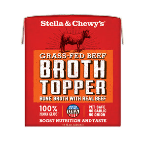 Stella & Chewy's Bouillon Topper Boeuf nourri Ï  l'herbe pour chiens