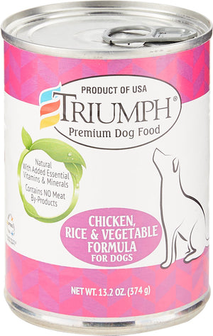 Triumph Chicken, Rice 'N Vegetable Formula Canned Dog Food