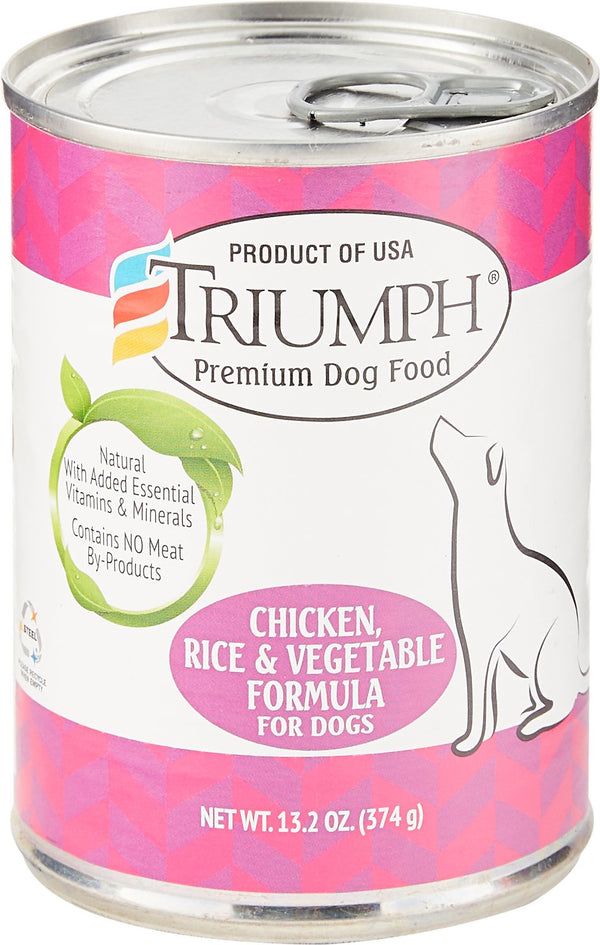 Triumph Chicken, Rice 'N Vegetable Formula Canned Dog Food