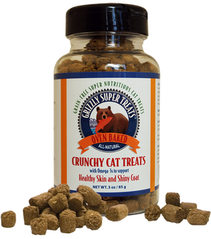 Grizzly Crunchy Cat Treats, 3oz