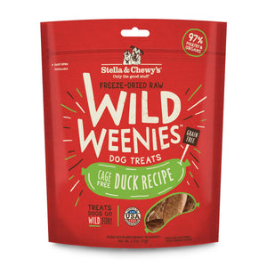 Stella & Chewy's Wild Weenies Canard élevé en liberté Friandises lyophilisées pour chiens, 3,25 oz