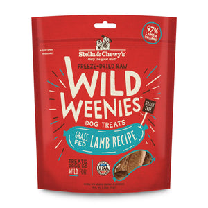 Stella & Chewy's Wild Weenies Recette d'agneau élevé à l'herbe Friandises lyophilisées pour chiens, 3,25 oz