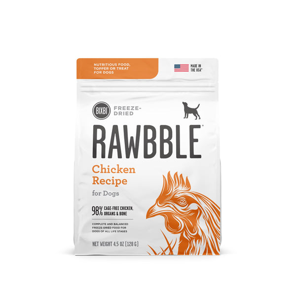 BIXBI Rawbble Chicken Recipe Freeze-Dried Dog Food