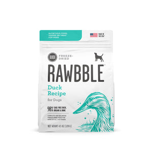 BIXBI Rawbble Duck Recipe Freeze-Dried Dog Food