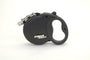 Coastal Power Walker Laisse rétractable pour chien noire, Taille moyenne jusqu'à 64 lb