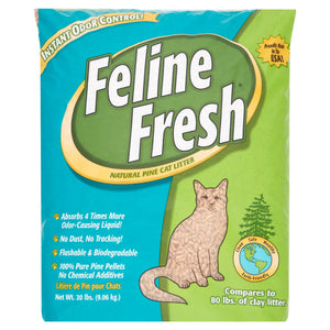 Litière pour chat Feline Fresh Pellet, 20 lb