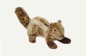 Fluff & Tuff Peanut Chipmunk Dog Toy, Small