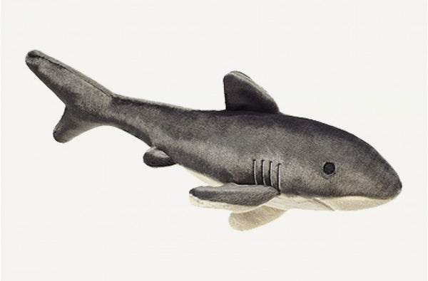 Fluff & Tuff Mac The Shark Dog Toy, 18-in
